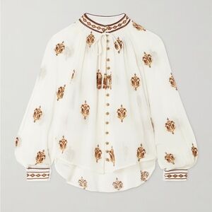 NWT Farm Rio Tapestry Embroidered Top